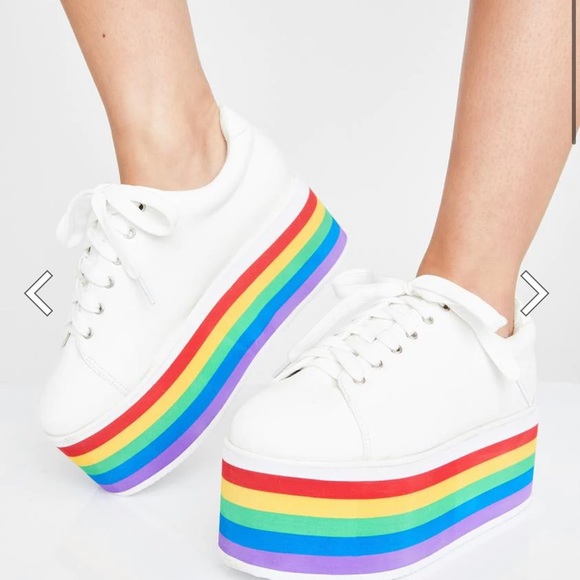 Pure Taste My Rainbow Platform Sneakers - Picture 3 of 11